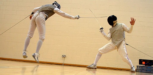 Fencing picture - The University of Leeds